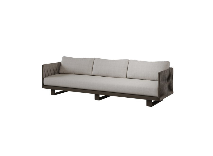 Sofa 'Salentina' - Bronze/Wengé