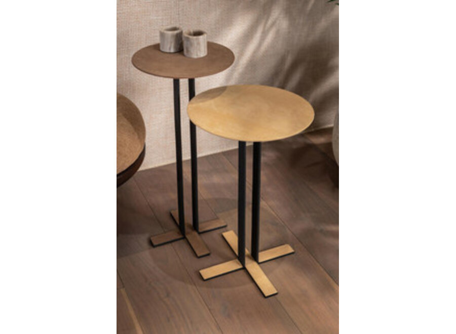 Bijzettafel 'Novi'  - M - Taupe