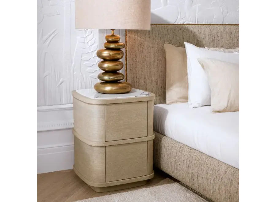 Nachtkastje 'Cabana' - Washed oak veneer - S