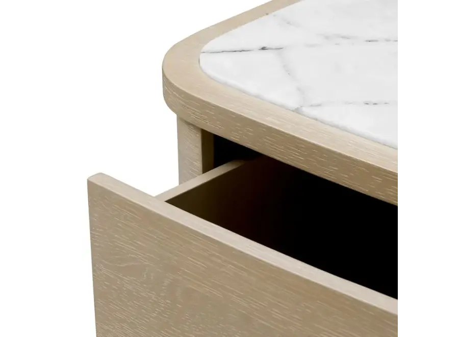 Nachtkastje 'Cabana' - Washed oak veneer - S