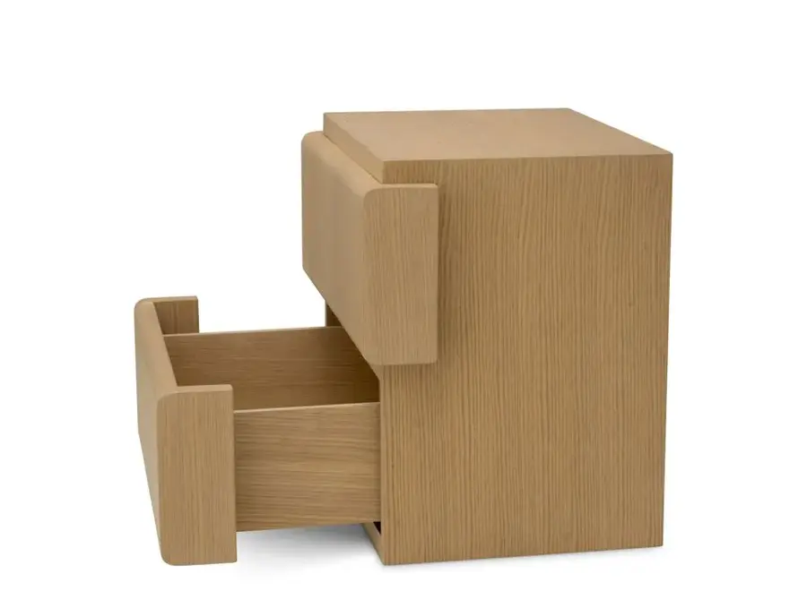 Bedside table 'Colston' - Natural oak veneer