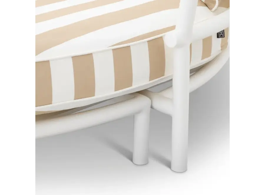 Outdoor Canapé 'Laguno' - Round - Florent beige