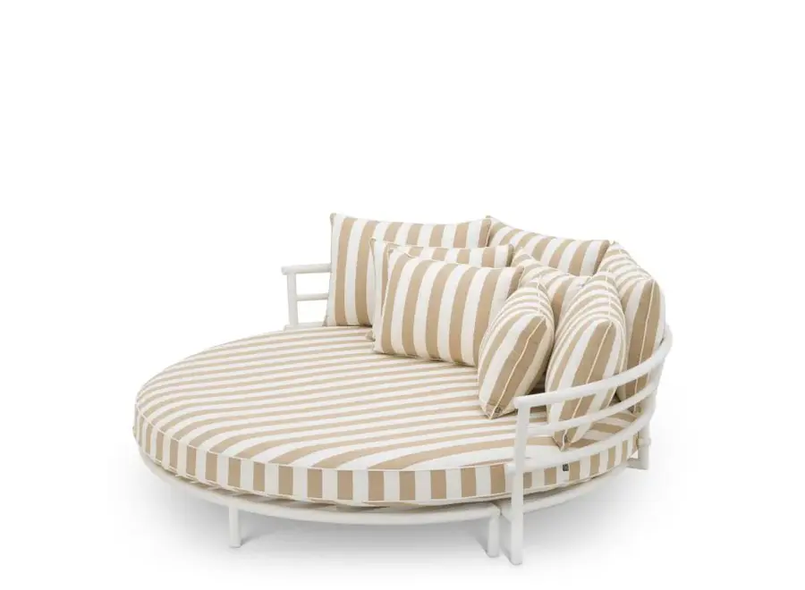 Outdoor Canapé 'Laguno' - Round - Florent beige