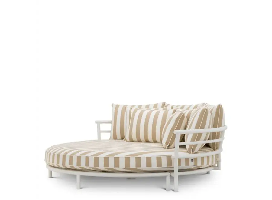 Outdoor Canapé 'Laguno' - Round - Florent beige