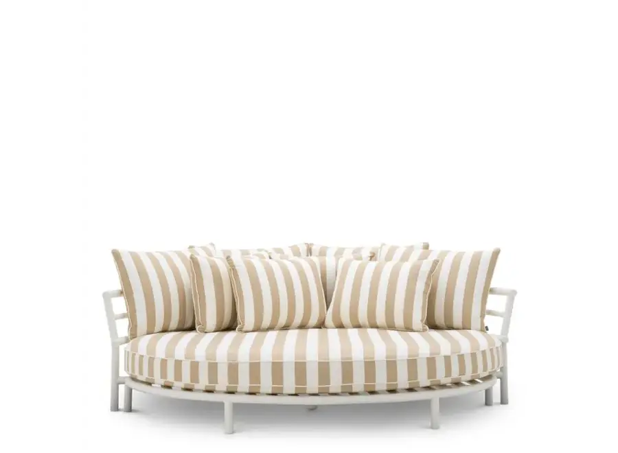 Outdoor Sofa 'Laguno ' - Round - Florent beige