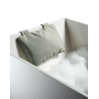 Bath cushion 'Loft' - with suction cups - Reed Grey