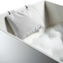 Bath cushion 'Loft' - with suction cups - White