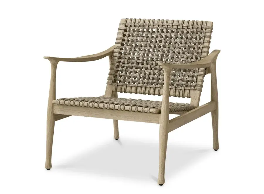 Chaise d'extérieur 'Manzo' - Aged teak