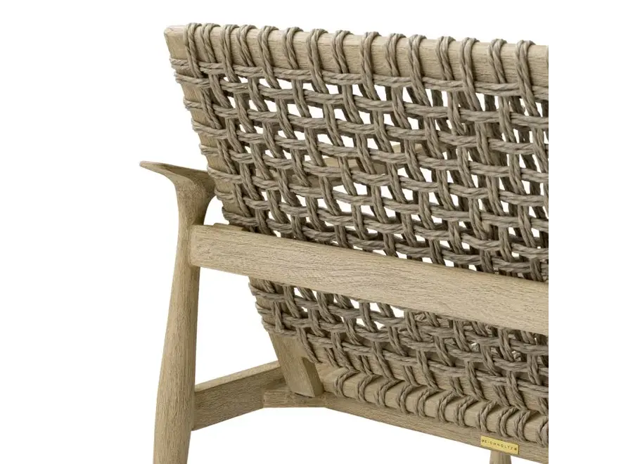 Chaise d'extérieur 'Manzo' - Aged teak