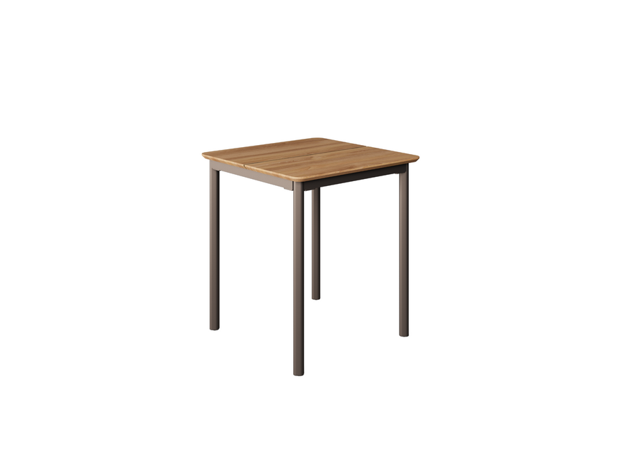 High dining table 'Olbia' - 85x85 - Bronze