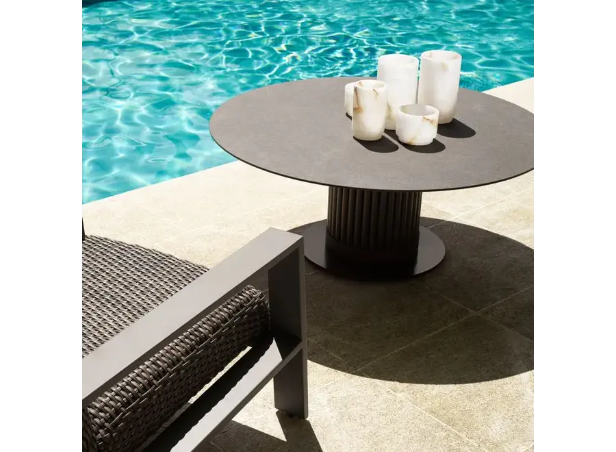 Outdoor-Couchtisch 'Volterra'  - Round - Grey