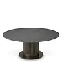 Outdoor Coffee Table 'Volterra'  - Round - Grey