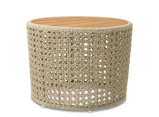 Outdoor side table Trinity - cream