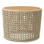 Outdoor side table 'Trinity' - cream
