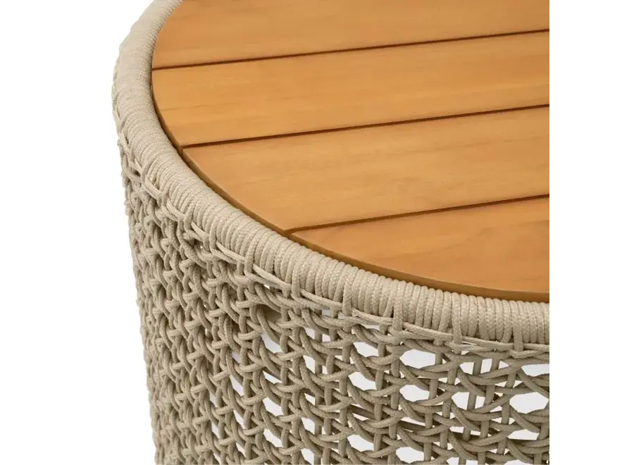 Table d'appoint d'extérieur 'Trinity' - cream