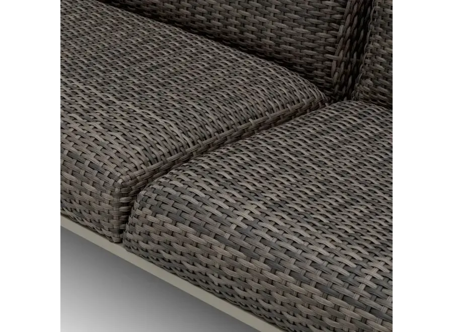 Outdoor Sofa 'Belle Vue' - Grey finish
