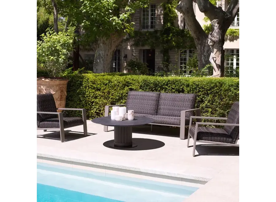 Outdoor Sofa 'Belle Vue' - Grey finish