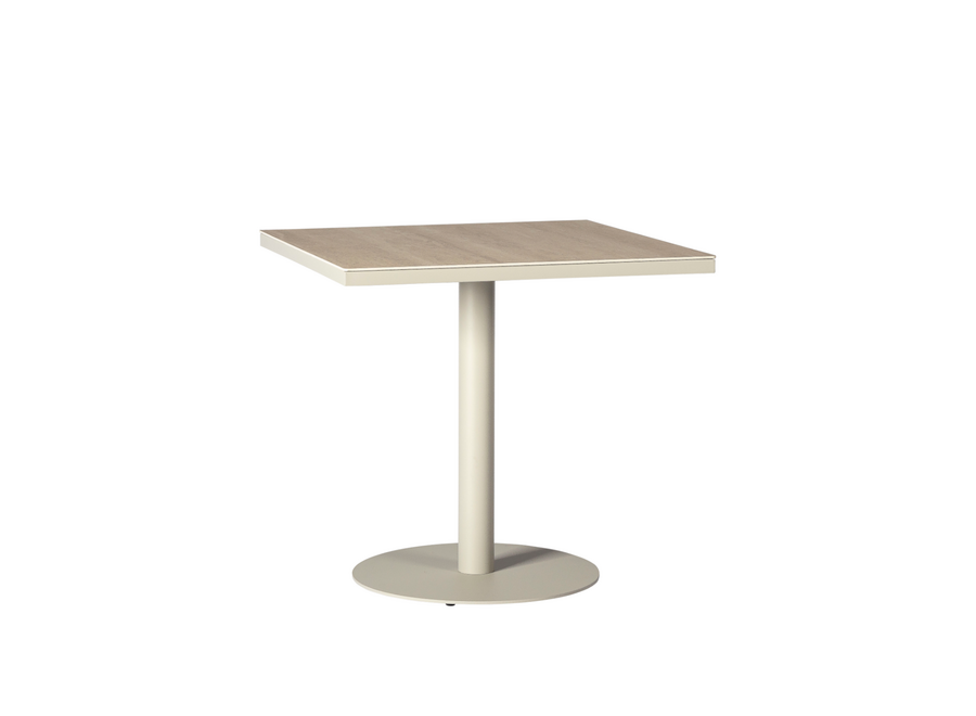 Hoge eettafel 'Salerno' - 80x80 - Linen