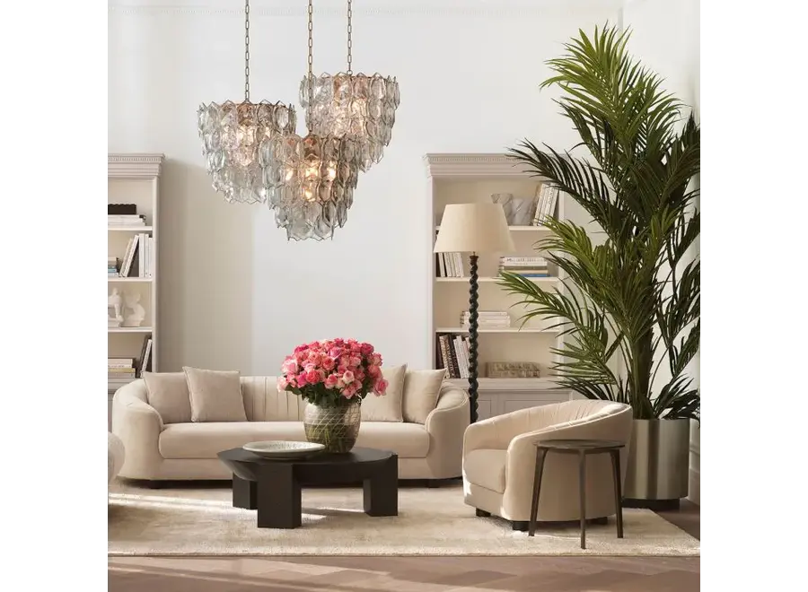 Jardinière 'Jasper' - Round - S - Brushed steel finish