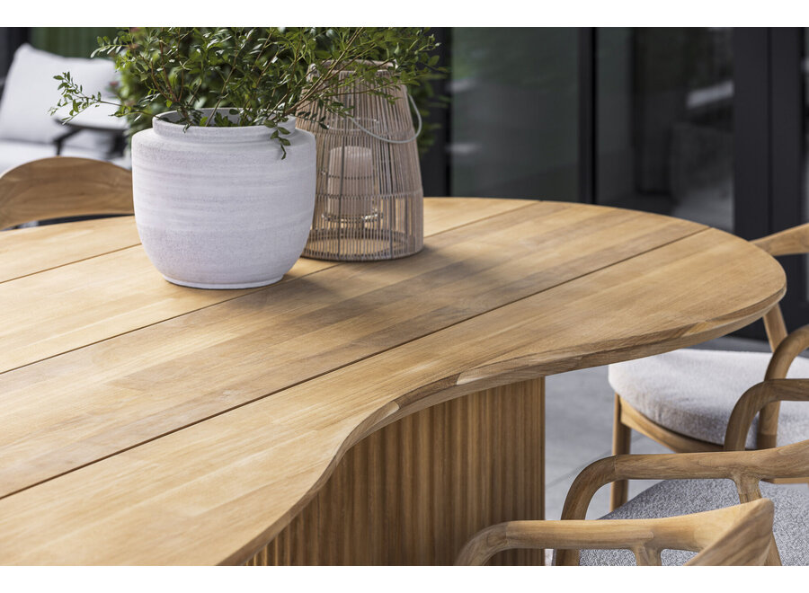 Lage eettafel 'Venezia' - Kidney