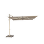 Parasol 'Vince' - 300x300 - Bronze/Taupe