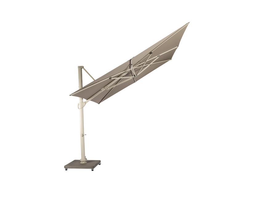 Parasol 'Vince' - 300x300 - Bronze/Taupe