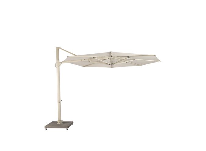 Parasol 'Vince' - Ø350 - Bronze/Naturel