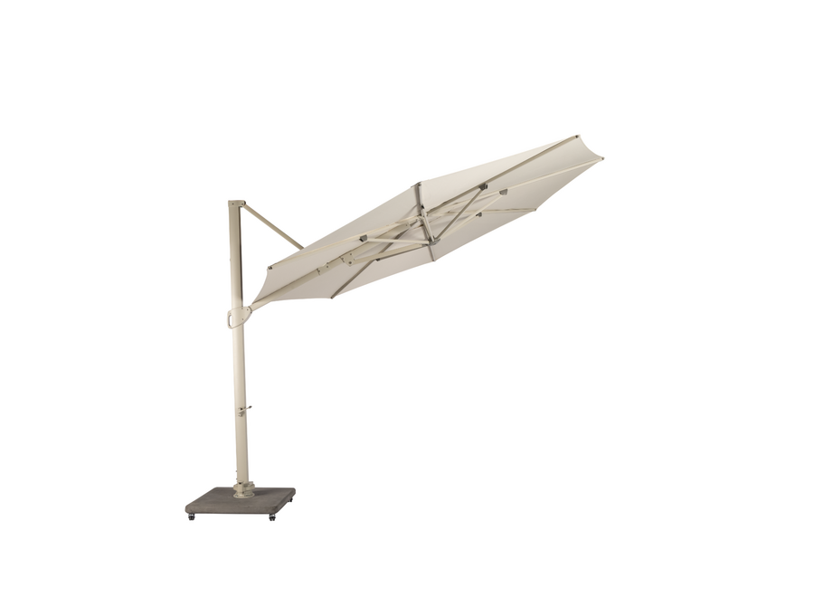 Parasol 'Vince' - Ø350 - Bronze/Naturel