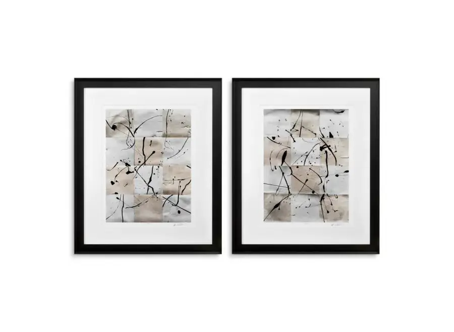 Print Ink Casting by Michael Willett - Set of 2