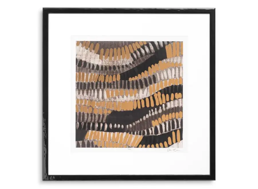 Print Metallic Undulation by June Erica Vess - Set of 2