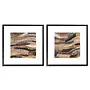 Print Metallic Undulation by June Erica Vess - Set of 2