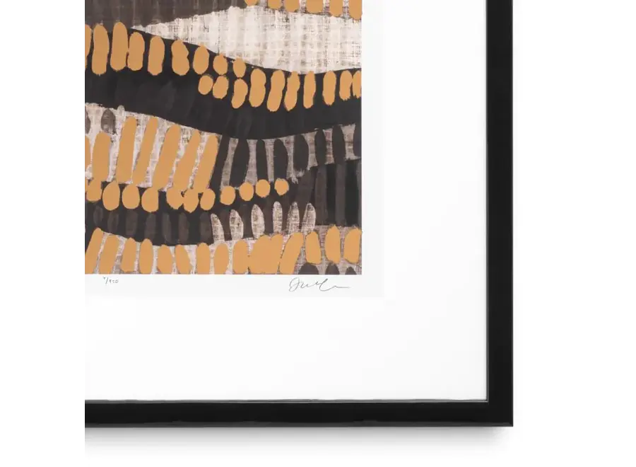 Print Metallic Undulation by June Erica Vess - Set of 2