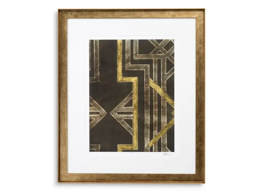 Print Trellis Pattern by Ethan Harper - Set of 2 - I