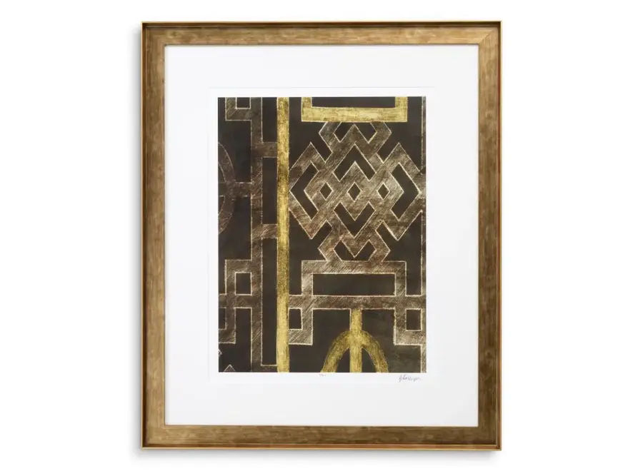 Print Trellis Pattern by Ethan Harper - Set of 2 - I