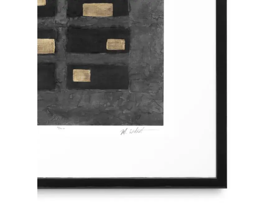 Print Black Squares by Michael Willett - Set of 2