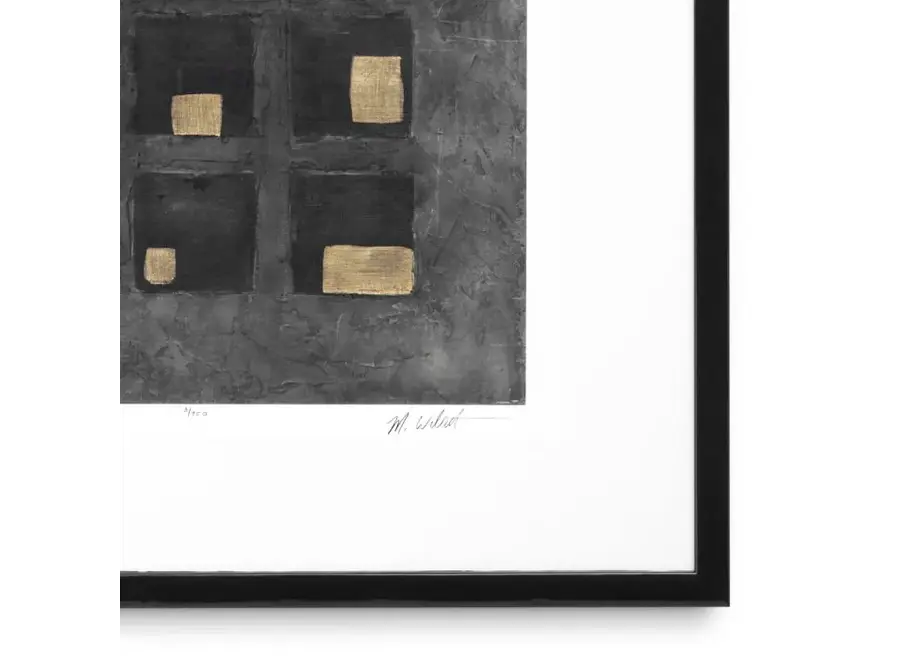 Print Black Squares by Michael Willett - Set of 2