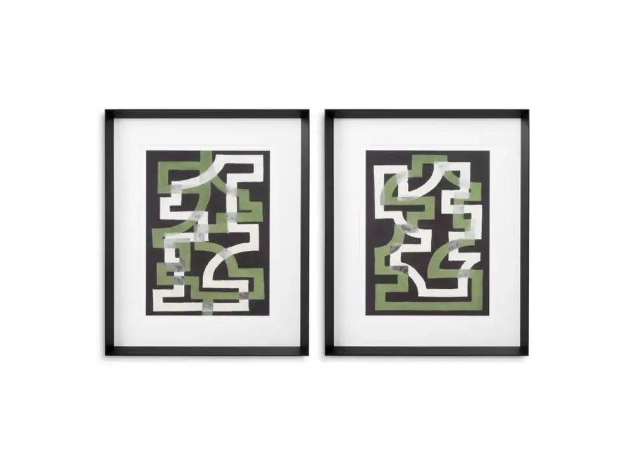 Print Window Trellis by Michael Willett - Set of 2