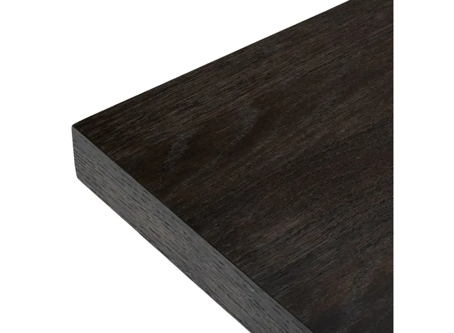 Table d'appoint 'Bravon' - Ebony oak veneer