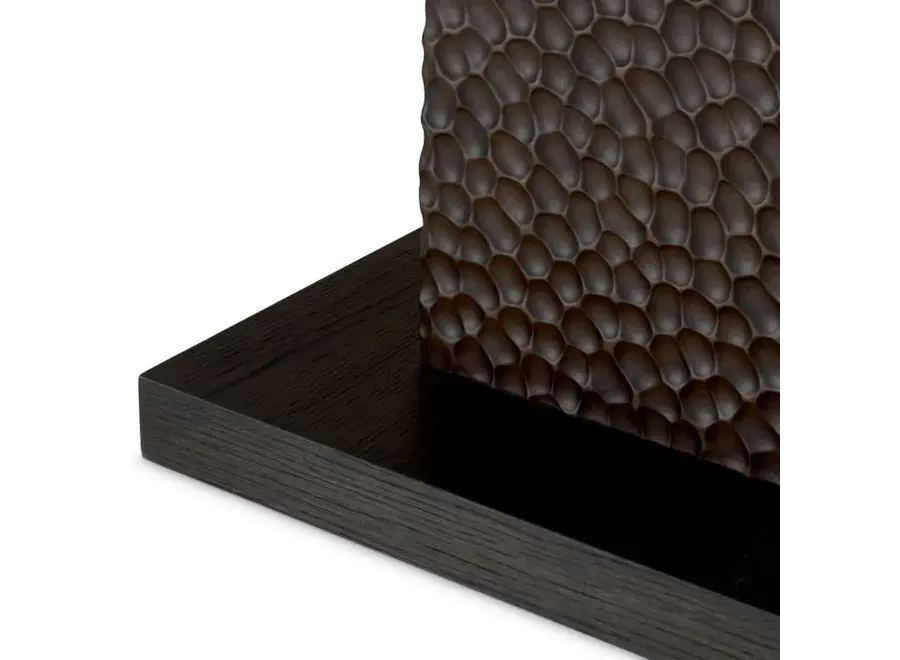 Side Table 'Bravon' - Ebony oak veneer