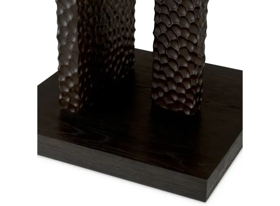 Beistelltisch 'Bravon' - Ebony oak veneer