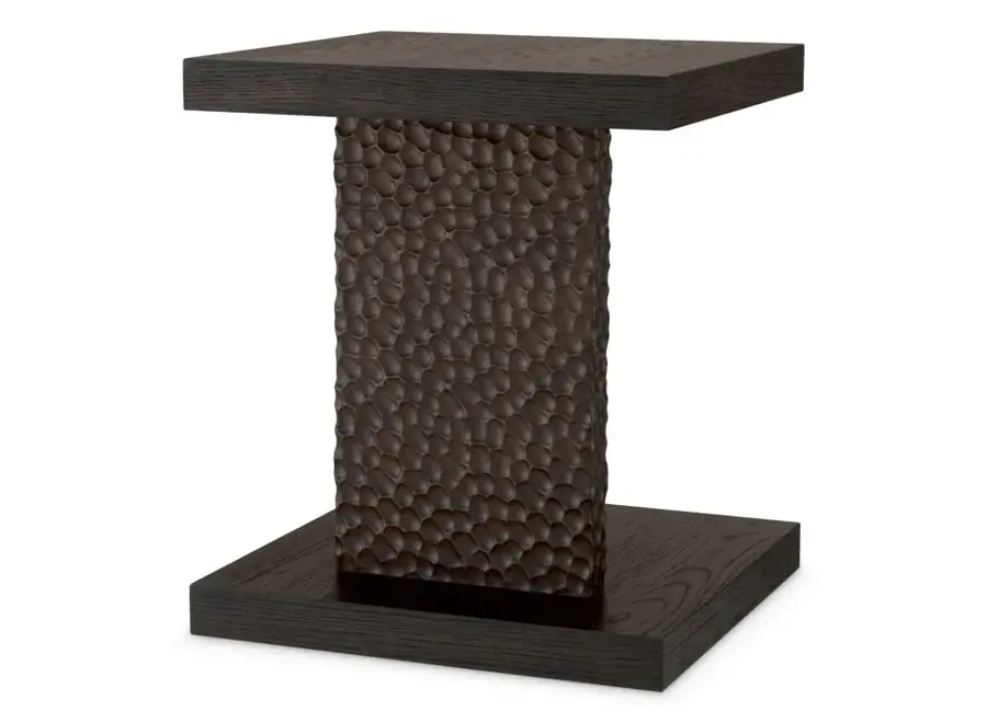 Bijzettafel 'Bravon' - Ebony oak veneer