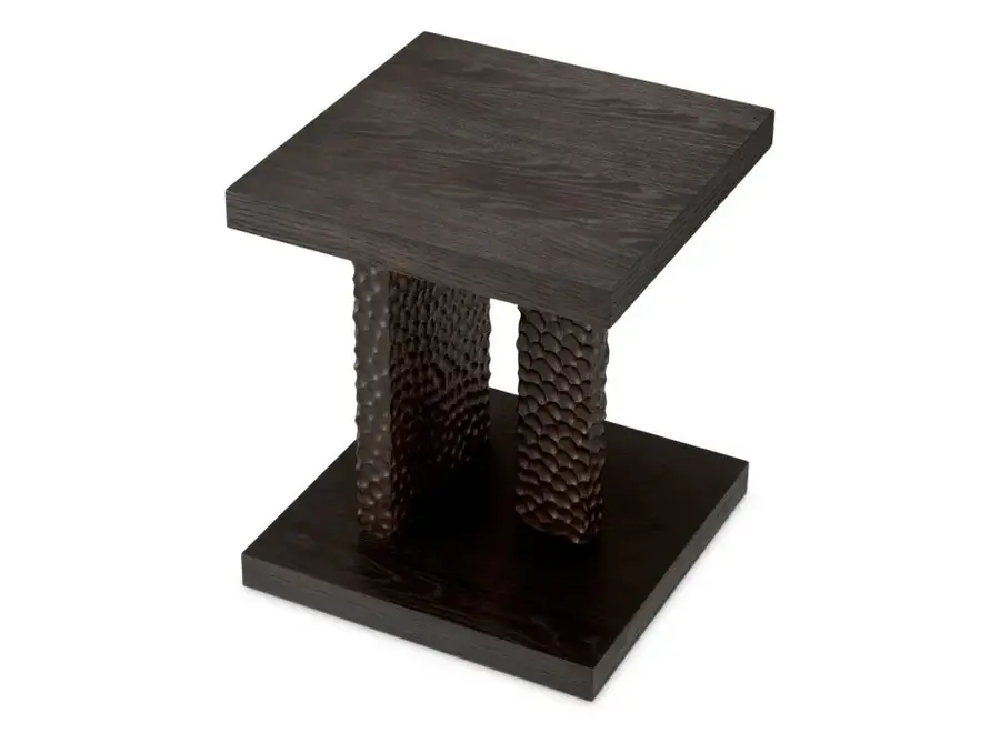Beistelltisch 'Bravon' - Ebony oak veneer