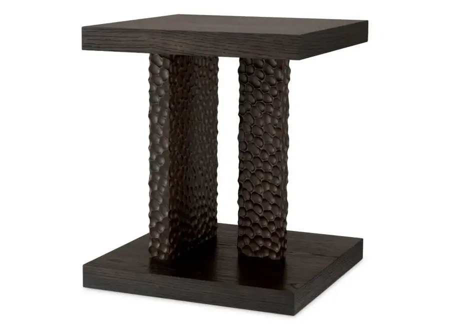 SideTable Bravon - Ebony oak veneer