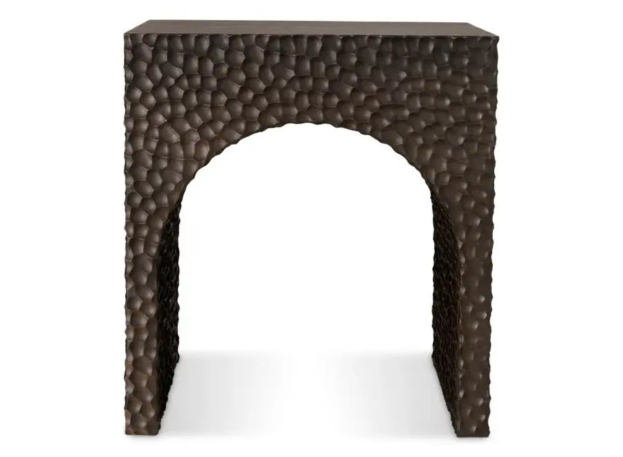 Bijzettafel 'Caldera' - Ebony oak veneer