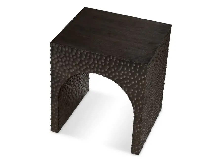 Bijzettafel 'Caldera' - Ebony oak veneer