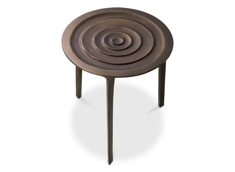 Table d'appoint 'Granito' - Bronze finish