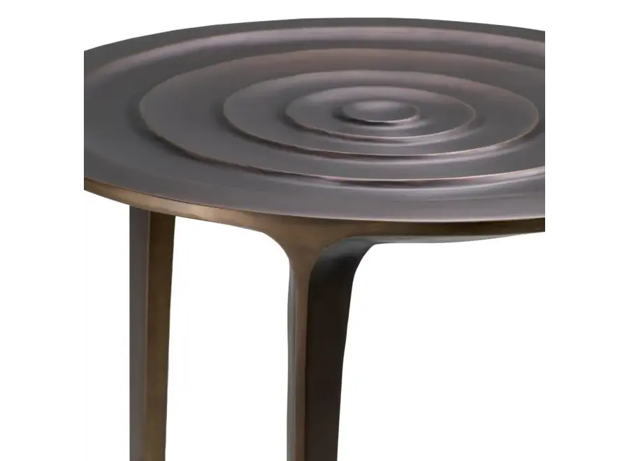Table d'appoint 'Granito' - Bronze finish