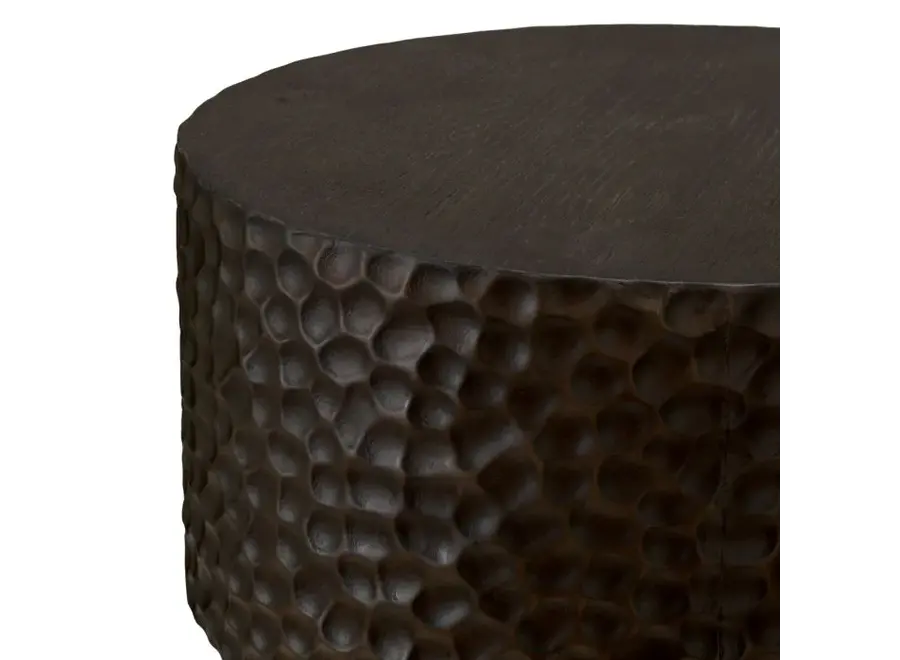 Table d'appoint 'Thoren' - Ebony oak veneer