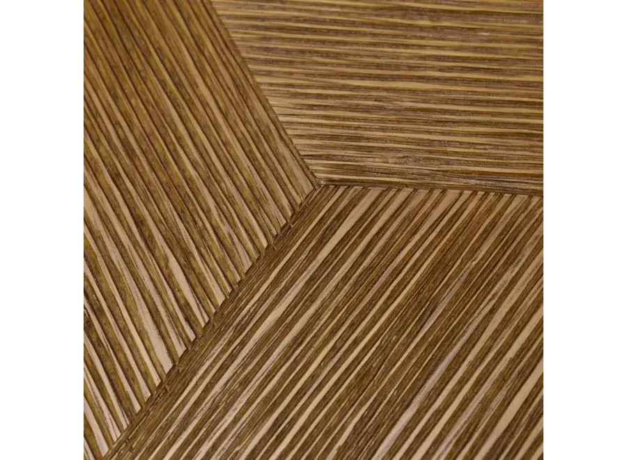 Side Table 'Velutto' - Brushed brass finish