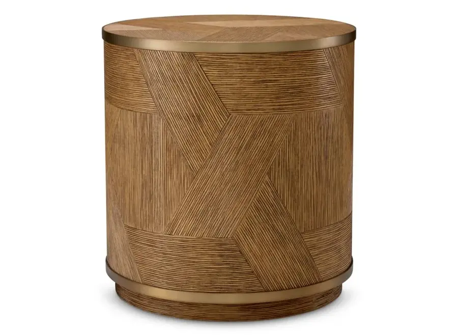 Table d'appoint Velutto - Brushed brass finish